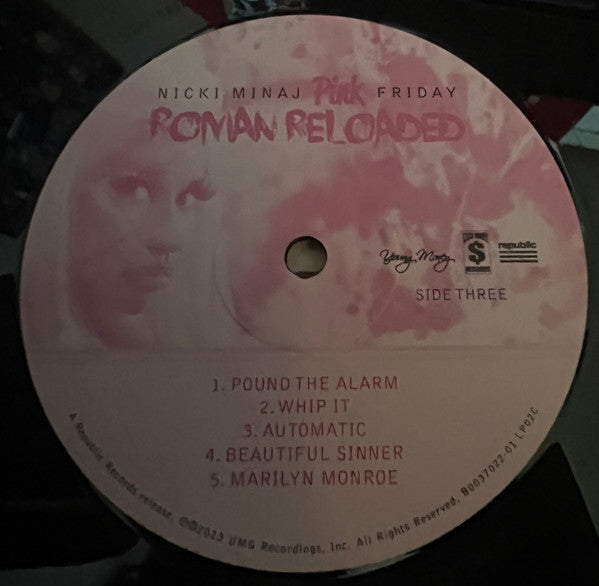 Nicki Minaj – Pink Friday: Roman Reloaded [Deluxe Special Edition] 3x Vinyl LP Record