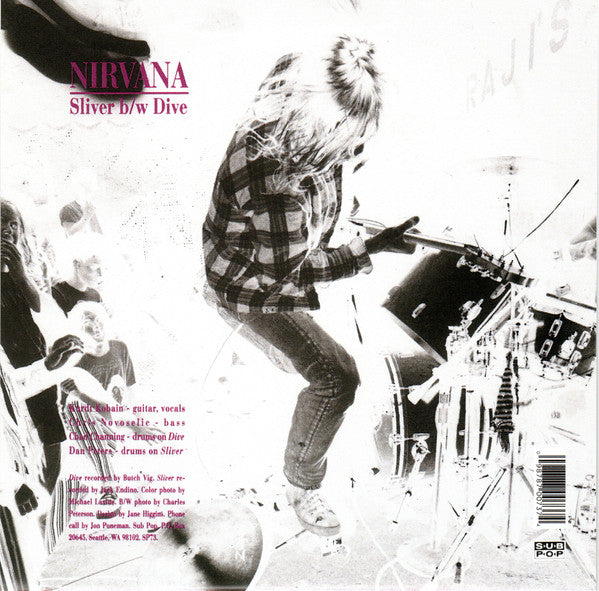Nirvana – Sliver Vinyl 7" Record