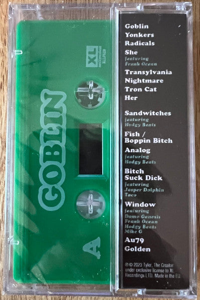 Tyler, The Creator - Goblin Green Shell Cassette *Unofficial Release*