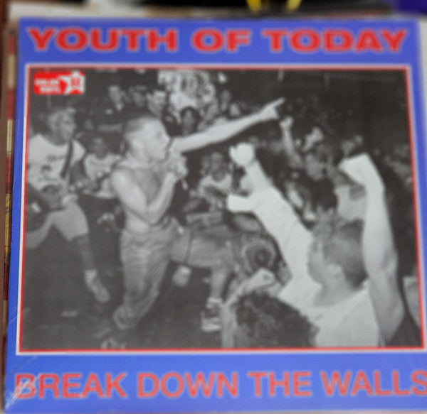 Youth of today break down the walls pink color vinyl lp record the