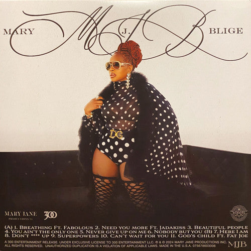 Mary J. Blige – Gratitude (LTD Silver Color Vinyl) LP Record