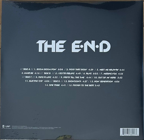 Black Eyed Peas - The E.N.D 2x Vinyl LP Record Gatefold Sleeve