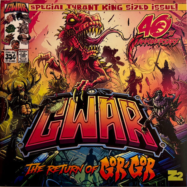 Gwar – The Return of Gor Gor (SEMI-TRANSPARENT PURPLE VINYL) LP Record