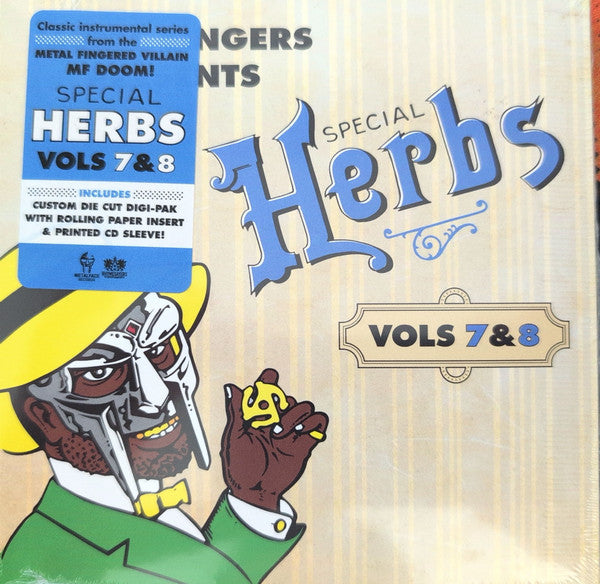 洋楽 MF Doom l Fingers Special Herbs 7&8 MF DOOM - Metal Fingers Presents: Special Herbs Vol. 7 & 8 (Vinyl