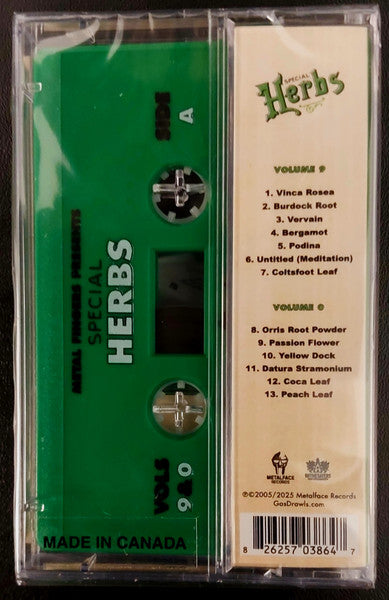 Metal Fingers (MF DOOM) - Special Herbs Vol 9 & 0 MC Cassette