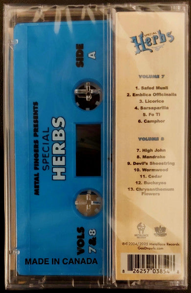 Metal Fingers (MF DOOM) - Special Herbs Vol 7 & 8 MC Cassette