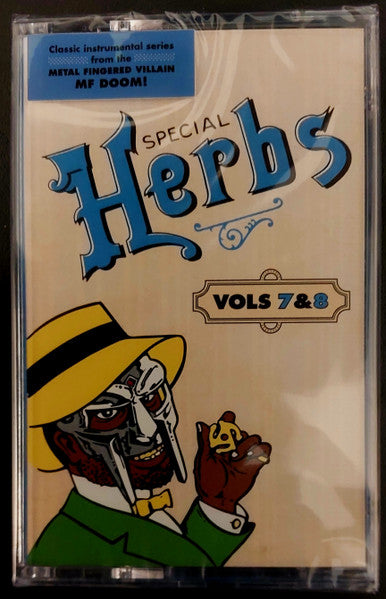 Metal Fingers (MF DOOM) - Special Herbs Vol 7 & 8 MC Cassette