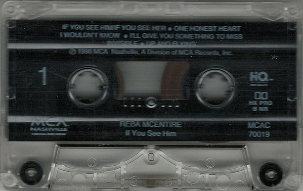 Reba – If You See Him Cassette *USED 1998 RELEASE*