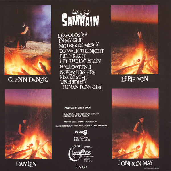 Samhain III – November-Coming-Fire Vinyl LP Record *Unofficial Release*