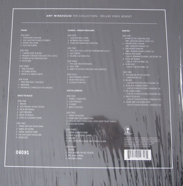 WINEHOUSE, AMY - The Collection [Reissue Box Set] 8x Vinyl LP Record