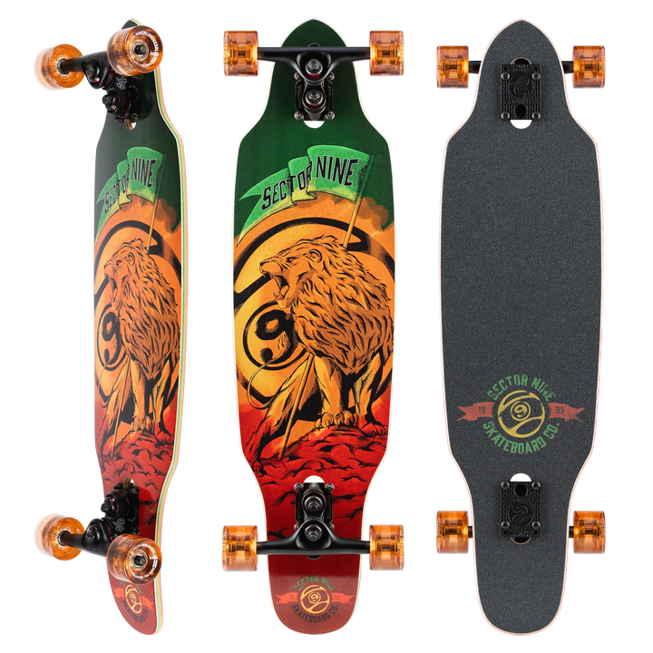 Sector 9 Rasta Mini Striker Complete Longboard