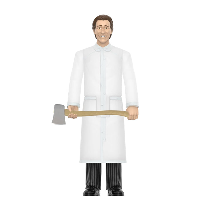 Super7 x AMERICAN PSYCHO - PATRICK BATEMAN - RAINCOAT  ReAction Figure