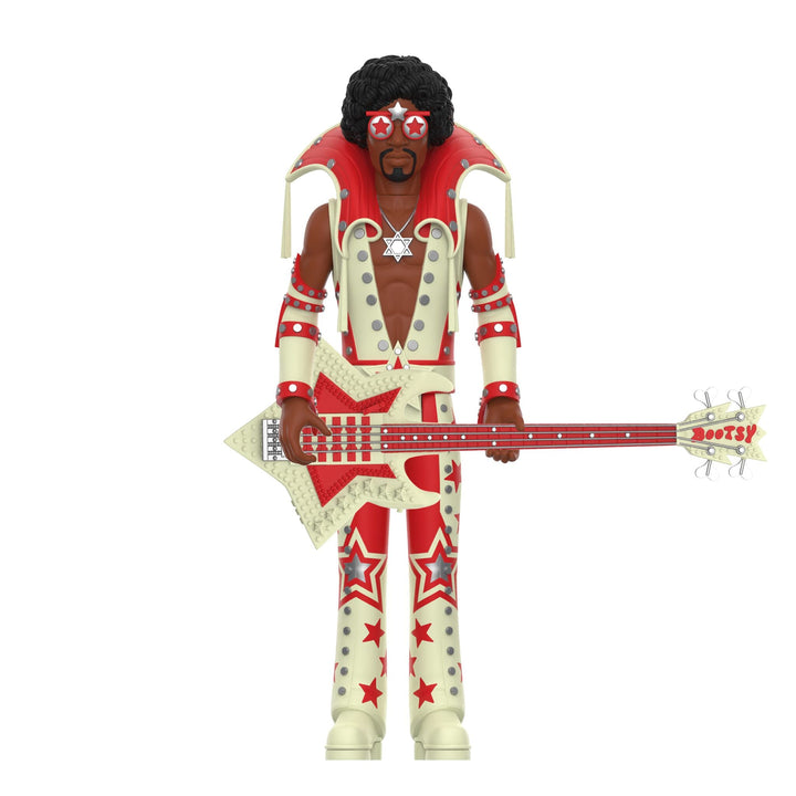 Super7 x Bootsy Collins (Glow-In-The-Dark) ReAction Figure