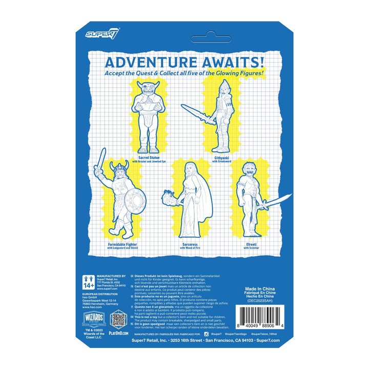 Super7 x DUNGEONS & DRAGONS - Sacred Statue (GLOW-IN-THE-DARK) ReAction Figure