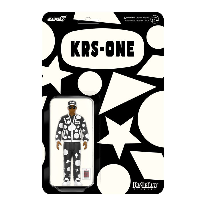 Super7 x KRS-ONE (SELF DESTRUCTION) ReAction Figure