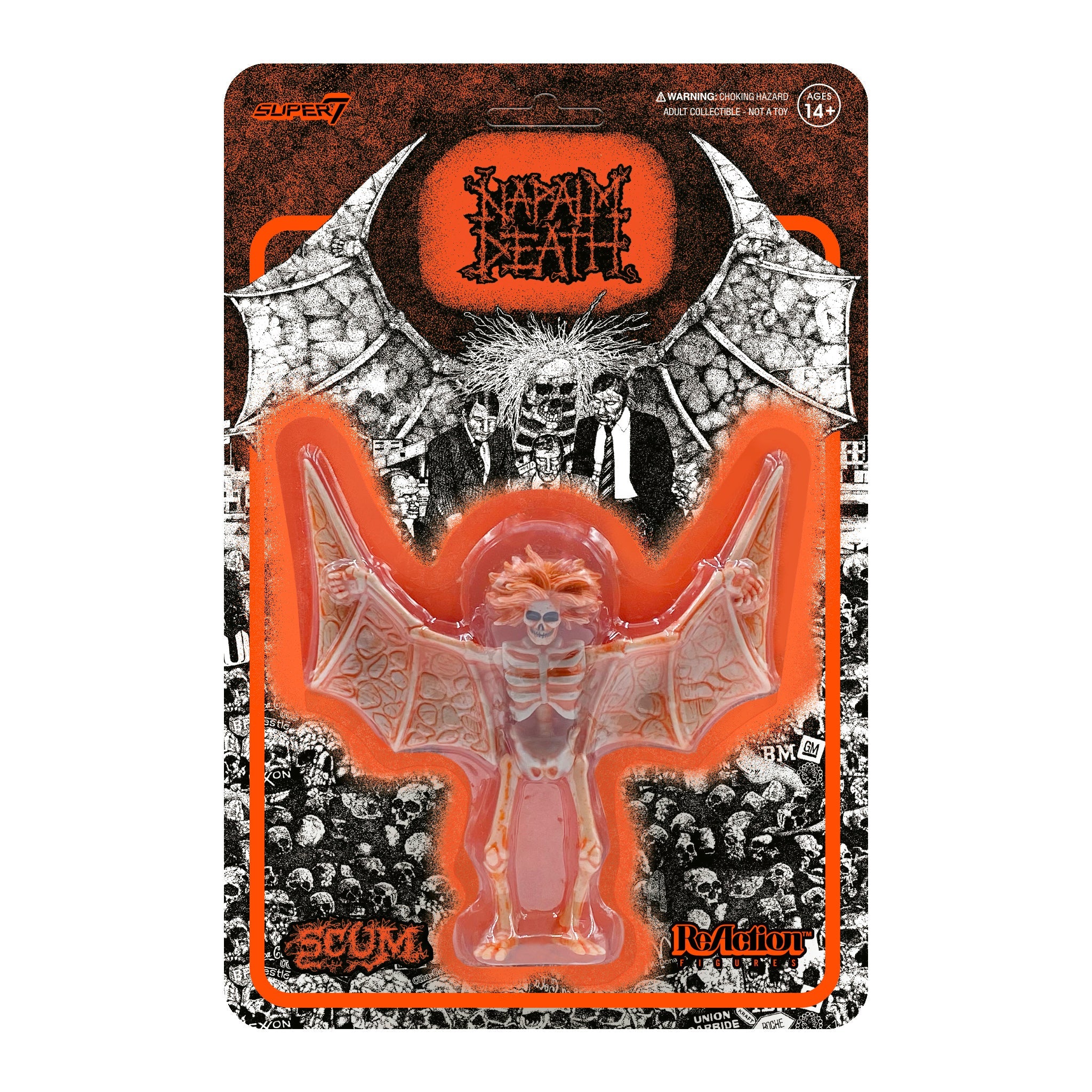 ReAction Napalm Death Scum Demon Action Figure [Orange