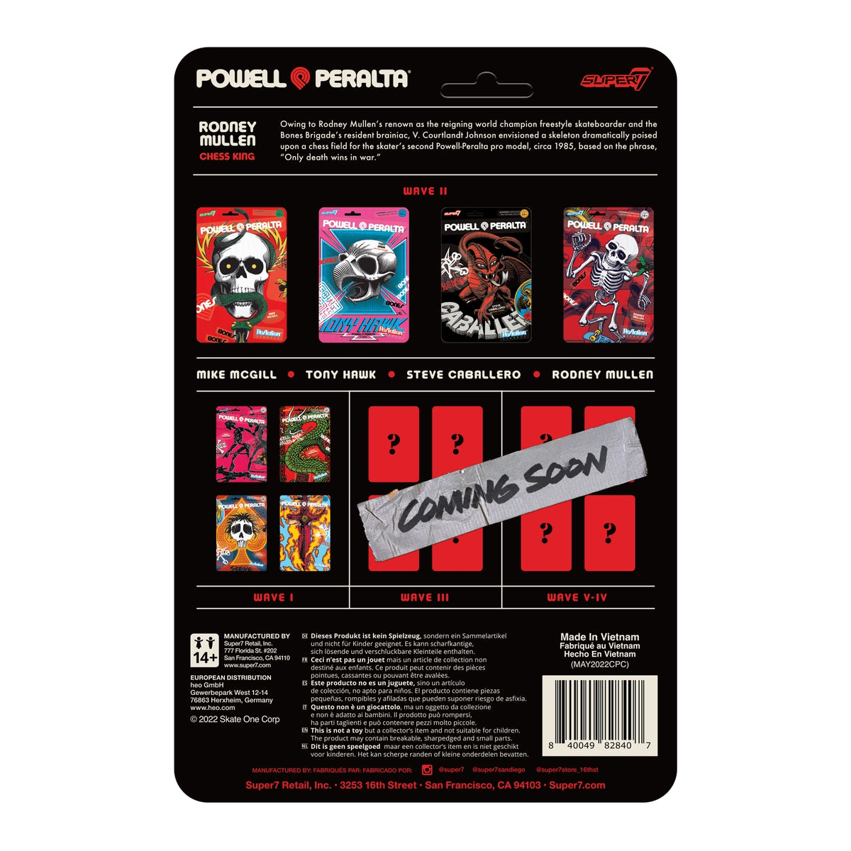 Super7 x Powell Peralta Rodney Mullen Wave 2 ReAction Figure – The