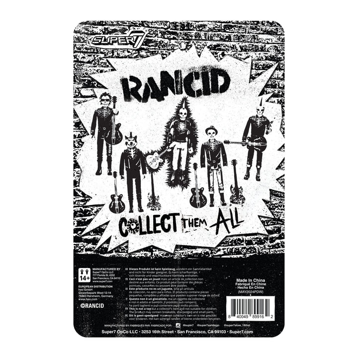 Super7 x Rancid - Skeletim (Time Bomb) ReAction Figure