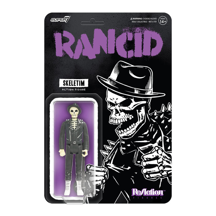 Super7 x Rancid - Skeletim (Time Bomb) ReAction Figure