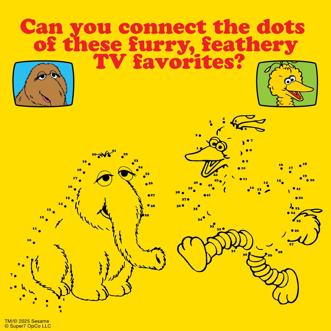 Super7 x Sesame Street - Big Bird and Mr. Snuffleupagus 2-Pack