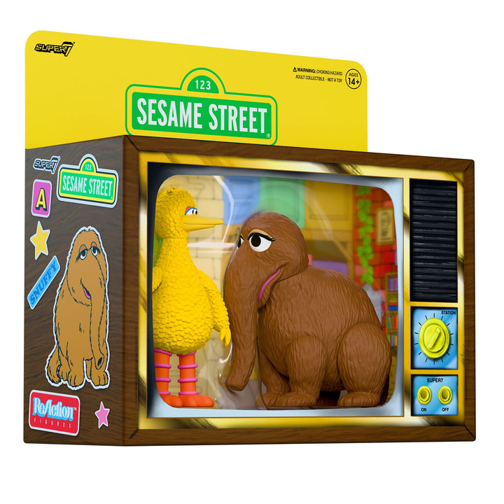 Super7 x Sesame Street - Big Bird and Mr. Snuffleupagus 2-Pack