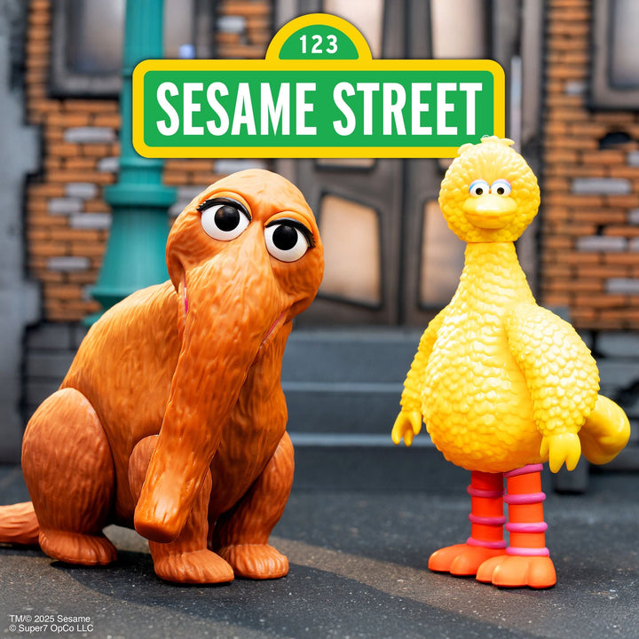 Super7 x Sesame Street - Big Bird and Mr. Snuffleupagus 2-Pack