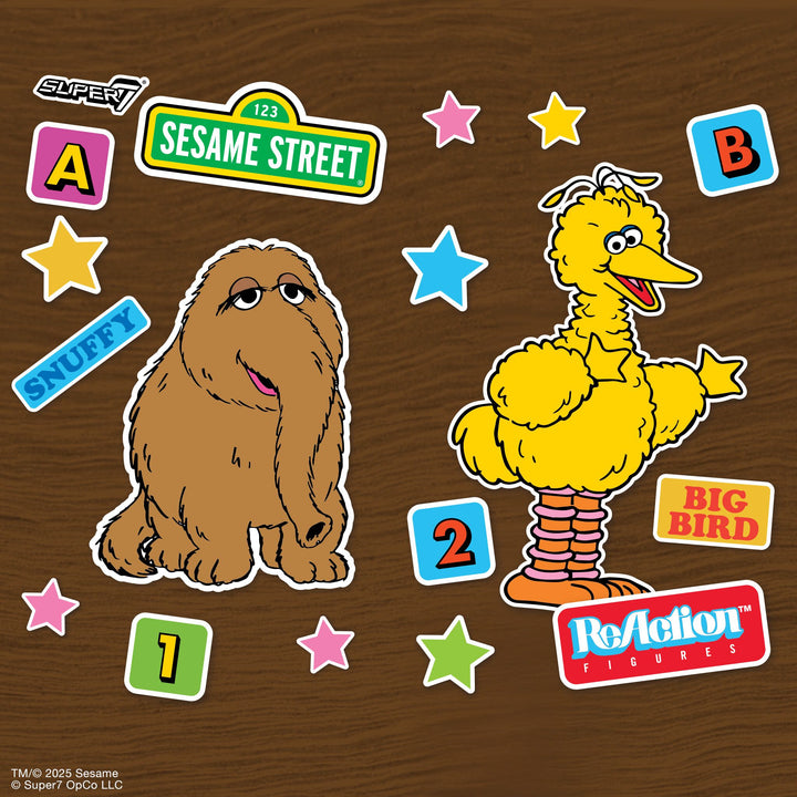 Super7 x Sesame Street - Big Bird and Mr. Snuffleupagus 2-Pack