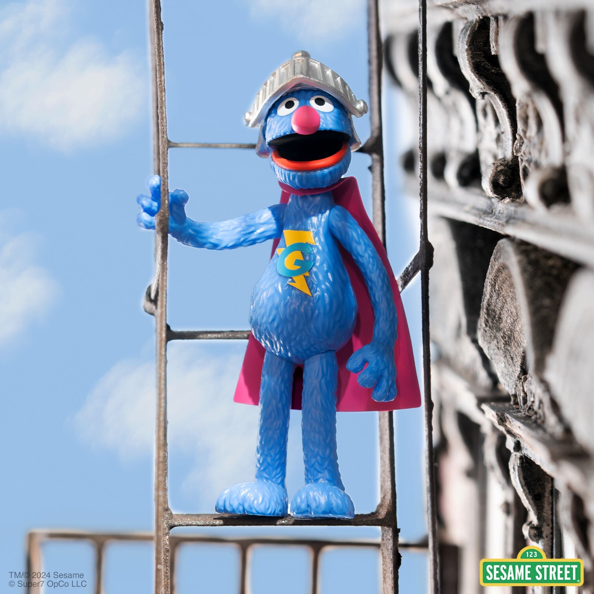 Super7 x SESAME STREET - SUPER GROVER, SHERLOCK HEMLOCK, MR
