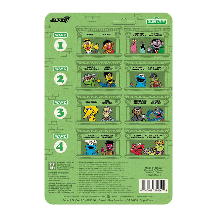 Super7 x Sesame Street - Elmo ReAction Figure