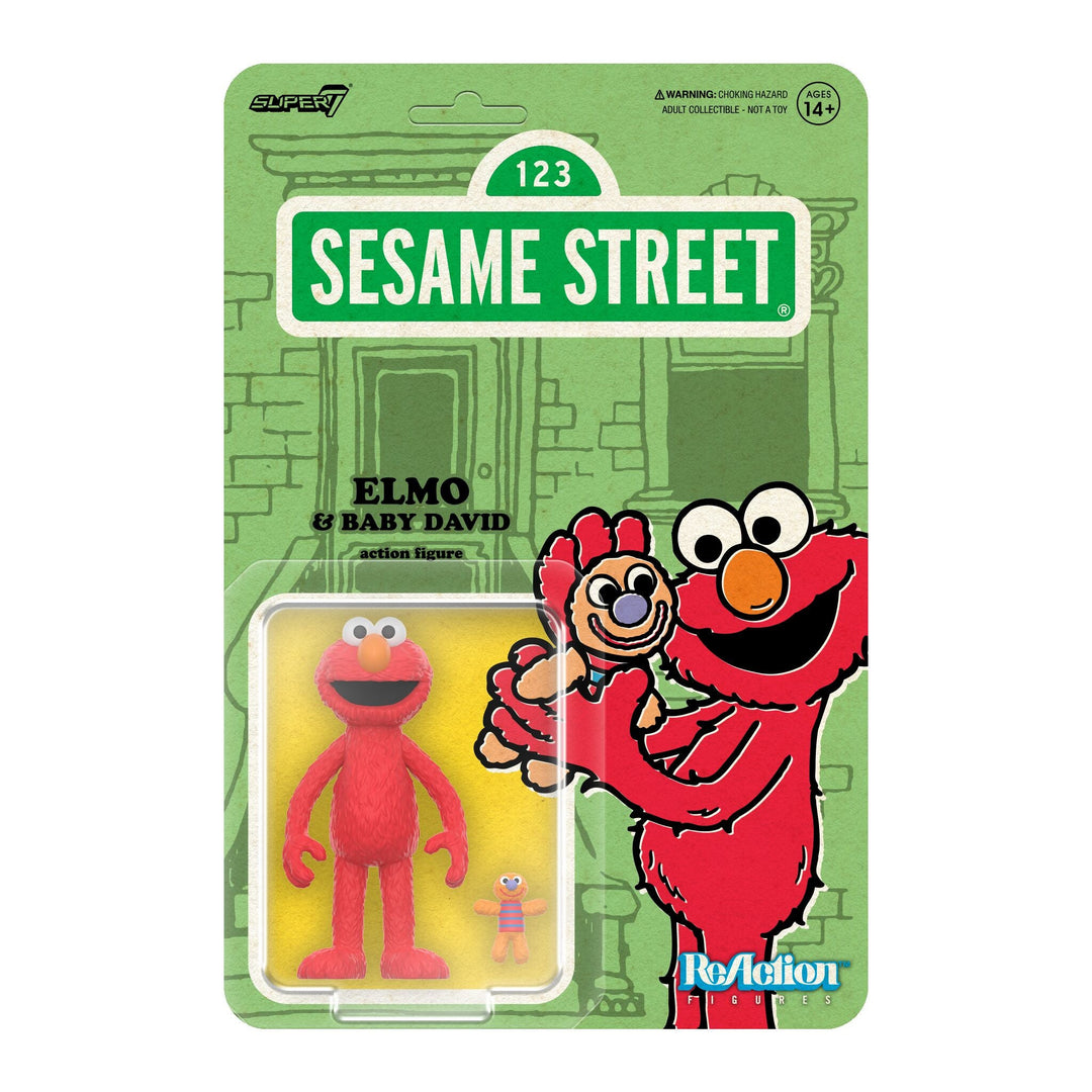 Super7 x Sesame Street - Elmo ReAction Figure – The Dark Slide