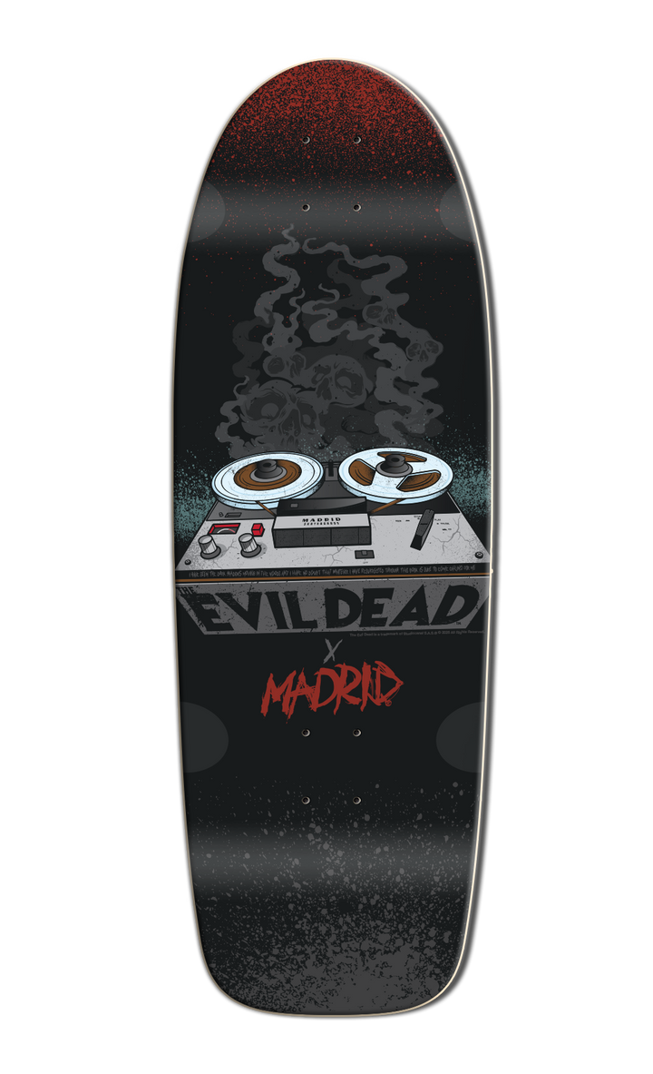 *Pre-Order* The Evil Dead x Madrid 45th Anniversary Reels 10" Skateboard Deck