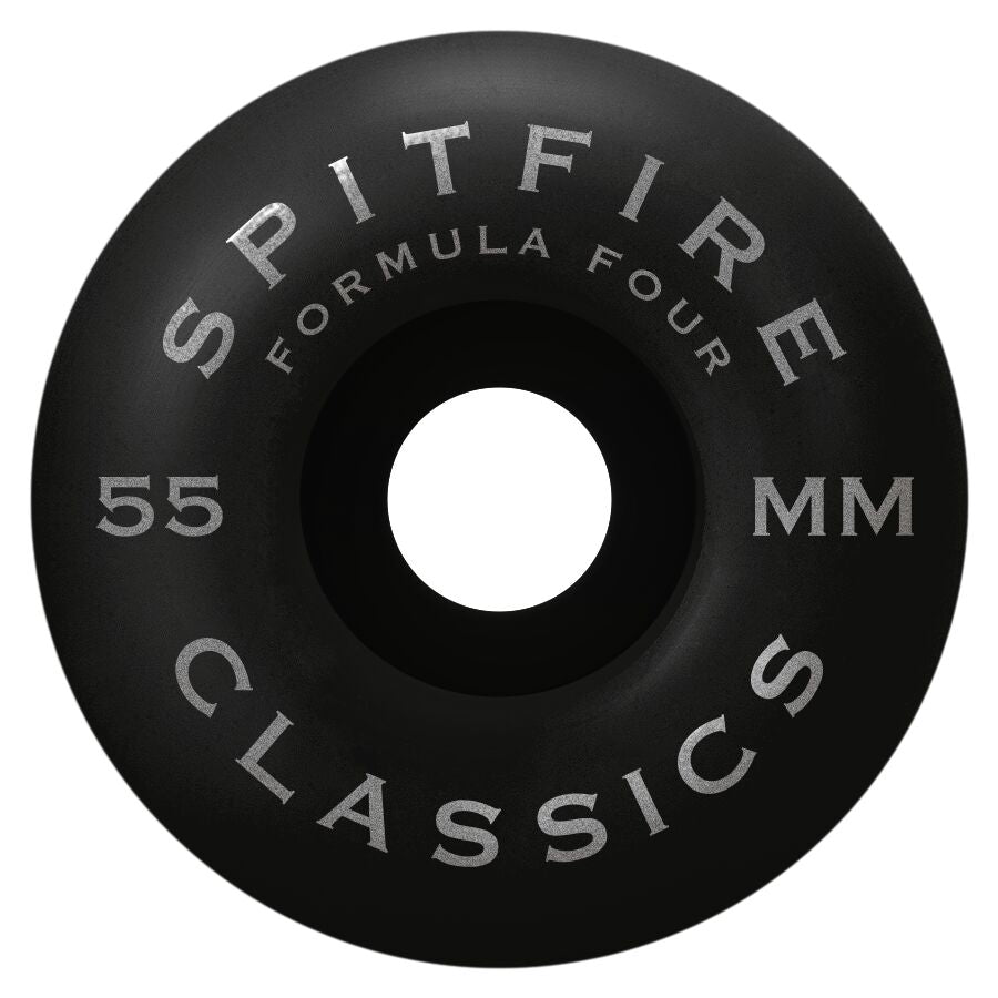 Spitfire F4 Floral Classic (Black) 55mm 99a Skateboard Wheels
