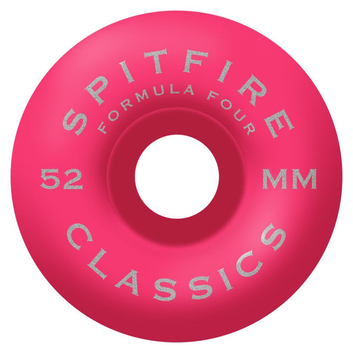 Spitfire F4 Floral Classic (Pink) 52mm 99a Skateboard Wheels