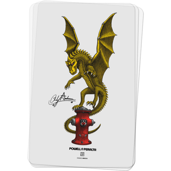 Powell Peralta Pro Andy Anderson Hydrant Dragon Sticker 10 Pack