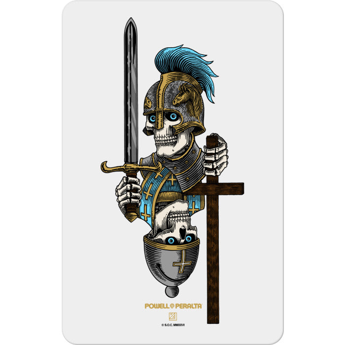 Powell Peralta Pro Dan Corrigan Chess Skulls Sticker