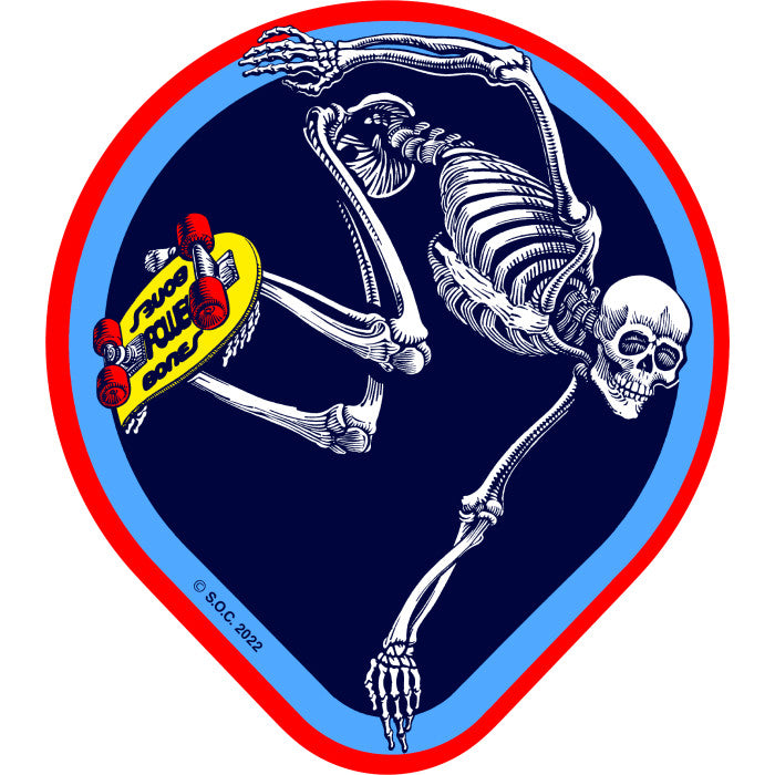 Powell Peralta OG Skateboard Skeleton 4.5" Sticker
