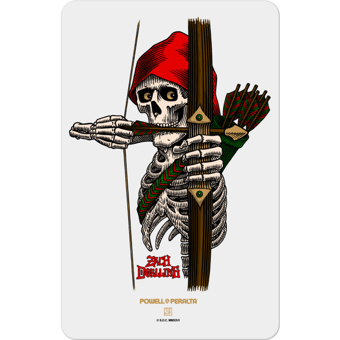 Powell Peralta Pro Zach Doelling Archer Sticker
