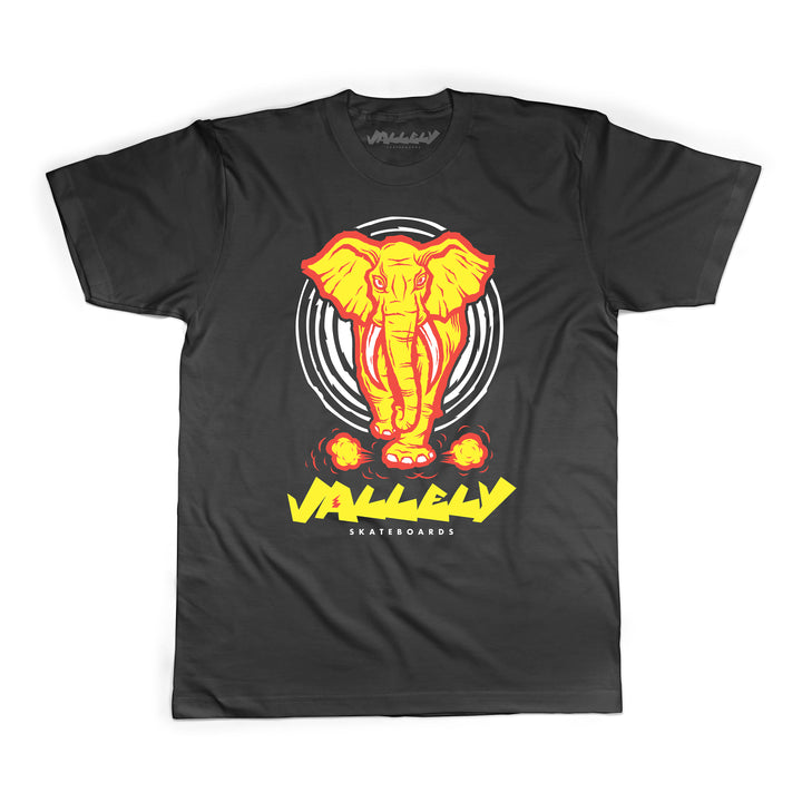VALLELY SKATEBOARDS "CHARGING ELEPHANT" T-SHIRT
