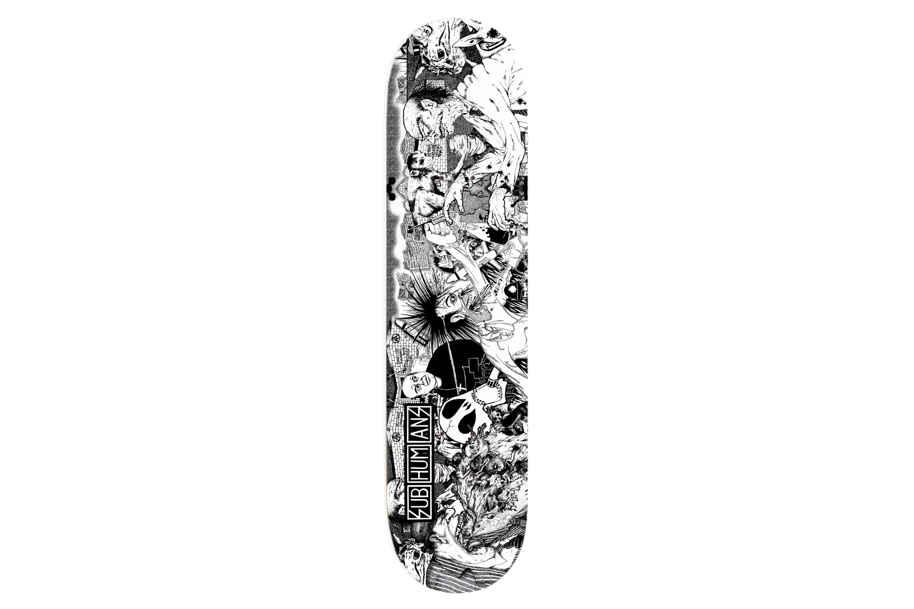 Volatile x Subhumans Pop Skateboard Deck The Dark Slide