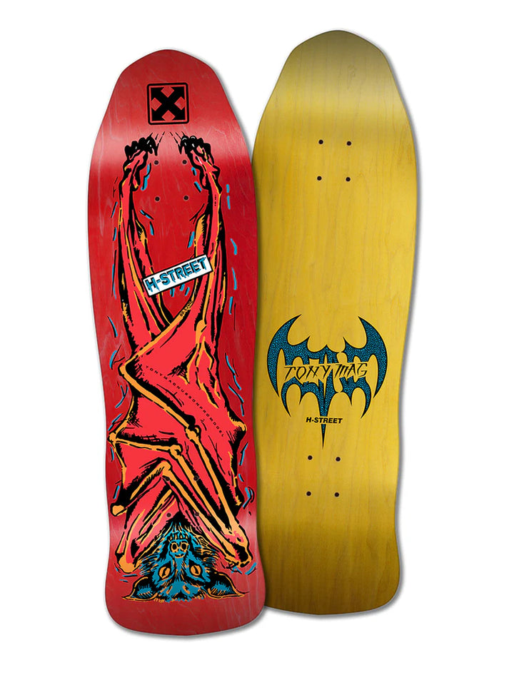 H-STREET TONY MAG HELL BAT 9.5" SKATEBOARD DECK