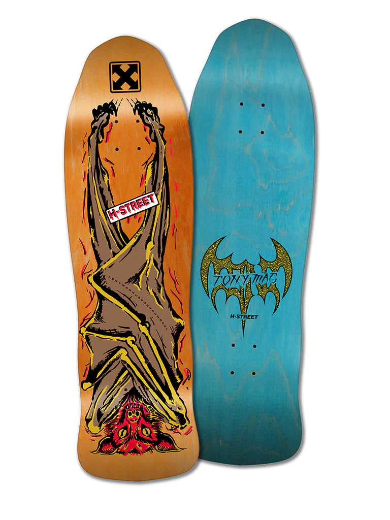 H-STREET TONY MAG HELL BAT 9.5" SKATEBOARD DECK