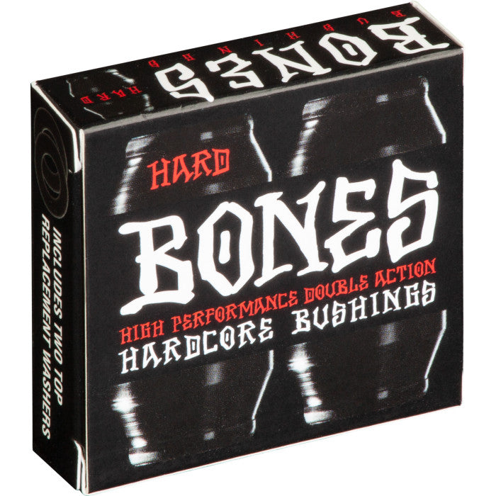 BONES WHEELS Skateboard Truck Bushings Hard Pack Black (set of 2)