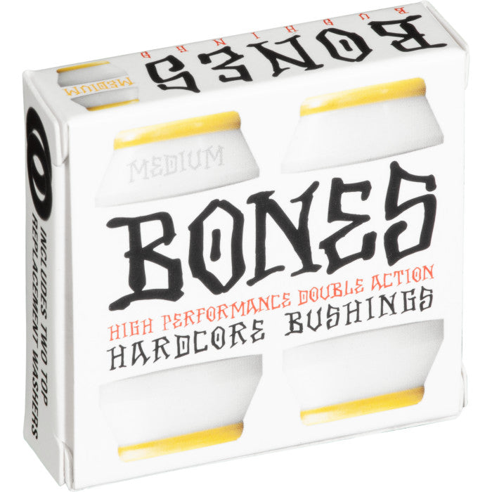 BONES WHEELS Skateboard Truck Bushing Medium White Pack (set of 2)
