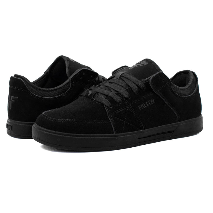 Fallen Trooper Black Skateboard Shoes
