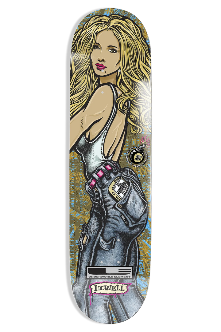 Underworld Element Howell Boomin System EX7 8.5" Skateboard Deck