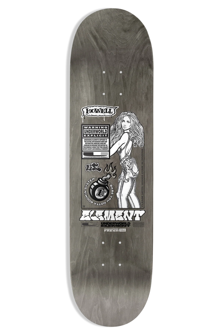 Underworld Element Howell Boomin System EX7 8.5" Skateboard Deck