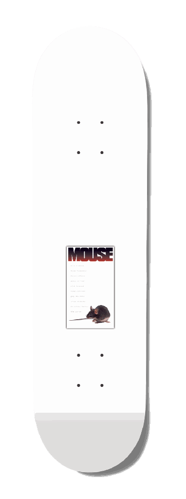 GIRL CARROLL MOUSE ONE OFF 8.5" TWIN TAIL SKATEBOARD DECK