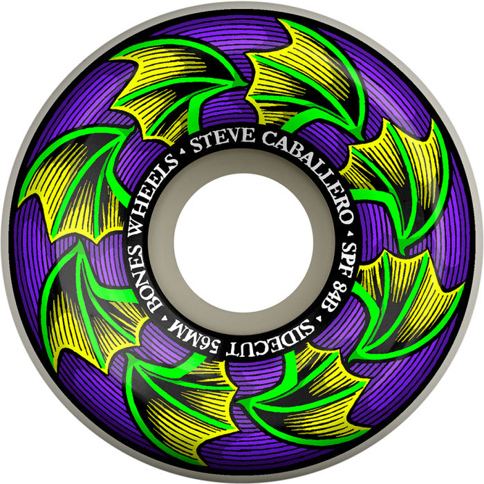 BONES WHEELS PRO SPF Steve Caballero Bat Wings 56mm Skateboard Wheels
