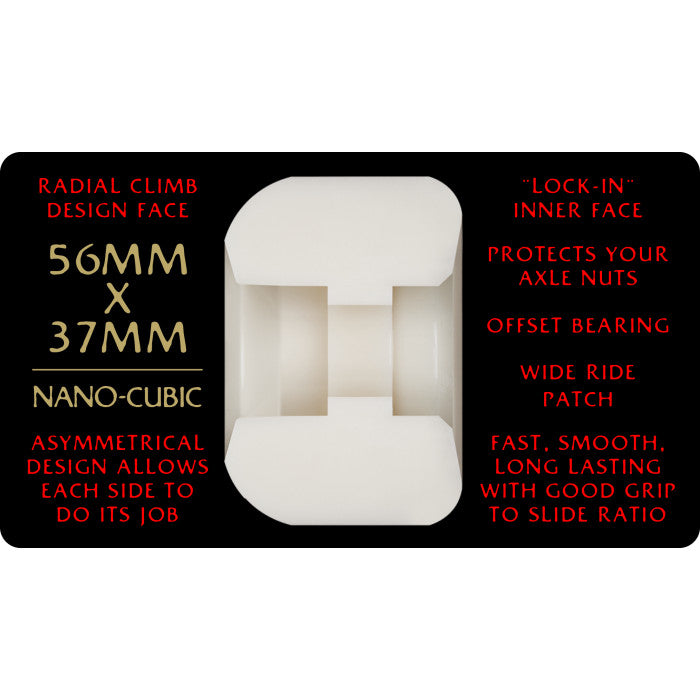 Powell Peralta Dragon Nano Cubic 56mm 93a Skateboard Wheels