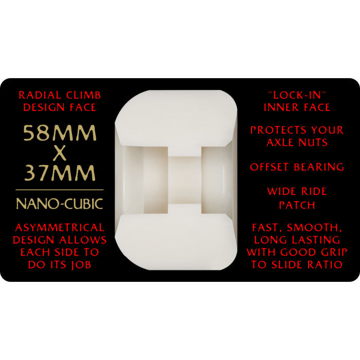 Powell Peralta Dragon Nano Cubic 58mm 93a Skateboard Wheels